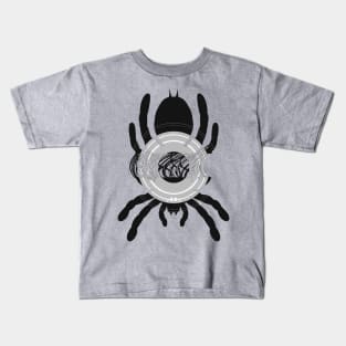 Tarantula Silhouette V151 (Radial) Kids T-Shirt